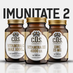 Pachet Imunitate 2 (Vitamina C Max + Vitamina D3 + ZINC)